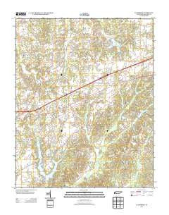 Claybrook Tennessee Historical topographic map, 1:24000 scale, 7.5 X 7.5 Minute, Year 2013
