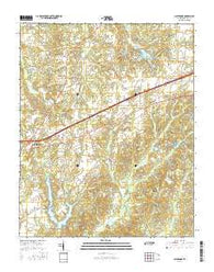 Claybrook Tennessee Current topographic map, 1:24000 scale, 7.5 X 7.5 Minute, Year 2016