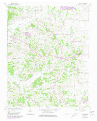 Clayton Tennessee Historical topographic map, 1:24000 scale, 7.5 X 7.5 Minute, Year 1966