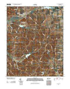 Clayton Tennessee Historical topographic map, 1:24000 scale, 7.5 X 7.5 Minute, Year 2010