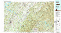 Cleveland Tennessee Historical topographic map, 1:100000 scale, 30 X 60 Minute, Year 1981