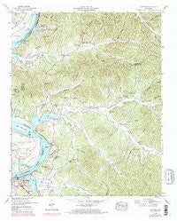 Clifton Tennessee Historical topographic map, 1:24000 scale, 7.5 X 7.5 Minute, Year 1949