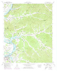 Clifton Tennessee Historical topographic map, 1:24000 scale, 7.5 X 7.5 Minute, Year 1949