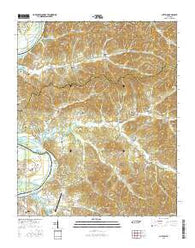 Clifton Tennessee Current topographic map, 1:24000 scale, 7.5 X 7.5 Minute, Year 2016