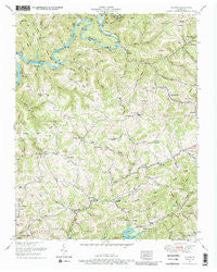 Clouds Tennessee Historical topographic map, 1:24000 scale, 7.5 X 7.5 Minute, Year 1952