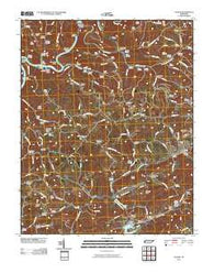 Clouds Tennessee Historical topographic map, 1:24000 scale, 7.5 X 7.5 Minute, Year 2010