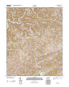 Clouds Tennessee Historical topographic map, 1:24000 scale, 7.5 X 7.5 Minute, Year 2013