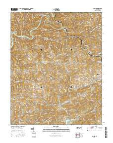 Clouds Tennessee Current topographic map, 1:24000 scale, 7.5 X 7.5 Minute, Year 2016
