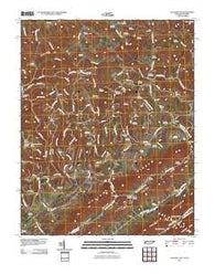 Coleman Gap Tennessee Historical topographic map, 1:24000 scale, 7.5 X 7.5 Minute, Year 2010