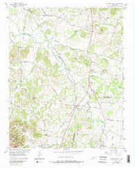 College Grove Tennessee Historical topographic map, 1:24000 scale, 7.5 X 7.5 Minute, Year 1957