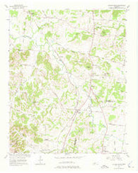 College Grove Tennessee Historical topographic map, 1:24000 scale, 7.5 X 7.5 Minute, Year 1957