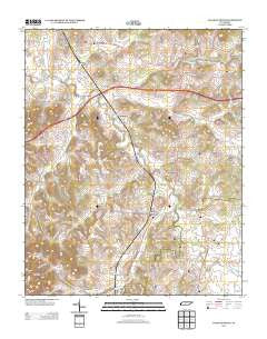 College Grove Tennessee Historical topographic map, 1:24000 scale, 7.5 X 7.5 Minute, Year 2013