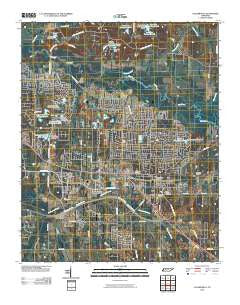 Collierville Tennessee Historical topographic map, 1:24000 scale, 7.5 X 7.5 Minute, Year 2010
