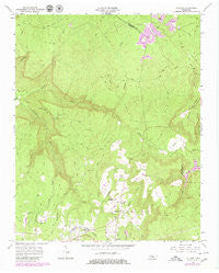 Collins Tennessee Historical topographic map, 1:24000 scale, 7.5 X 7.5 Minute, Year 1956
