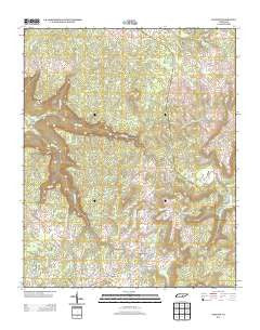 Collins Tennessee Historical topographic map, 1:24000 scale, 7.5 X 7.5 Minute, Year 2013
