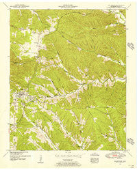 Collinwood Tennessee Historical topographic map, 1:24000 scale, 7.5 X 7.5 Minute, Year 1951