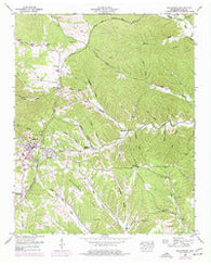 Collinwood Tennessee Historical topographic map, 1:24000 scale, 7.5 X 7.5 Minute, Year 1951