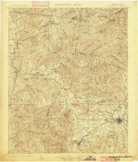 Colombia Tennessee Historical topographic map, 1:125000 scale, 30 X 30 Minute, Year 1901