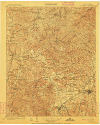 Colombia Tennessee Historical topographic map, 1:125000 scale, 30 X 30 Minute, Year 1901