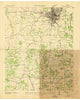 Columbia Tennessee Historical topographic map, 1:24000 scale, 7.5 X 7.5 Minute, Year 1936