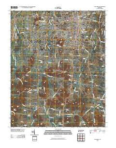 Columbia Tennessee Historical topographic map, 1:24000 scale, 7.5 X 7.5 Minute, Year 2010