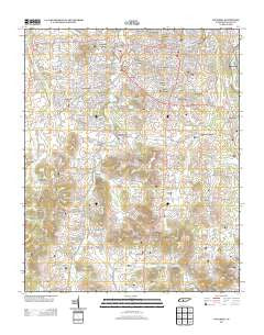 Columbia Tennessee Historical topographic map, 1:24000 scale, 7.5 X 7.5 Minute, Year 2013