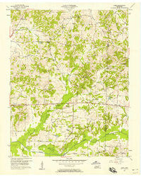 Como Tennessee Historical topographic map, 1:24000 scale, 7.5 X 7.5 Minute, Year 1957