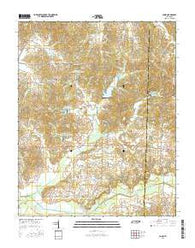 Como Tennessee Current topographic map, 1:24000 scale, 7.5 X 7.5 Minute, Year 2016