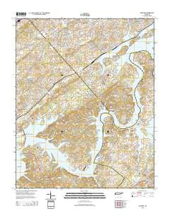 Concord Tennessee Historical topographic map, 1:24000 scale, 7.5 X 7.5 Minute, Year 2014