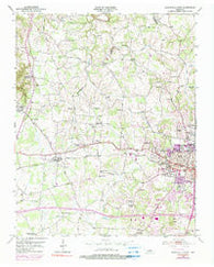 Cookeville West Tennessee Historical topographic map, 1:24000 scale, 7.5 X 7.5 Minute, Year 1953