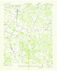 Cornersville Tennessee Historical topographic map, 1:24000 scale, 7.5 X 7.5 Minute, Year 1936
