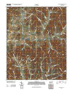 Cornersville Tennessee Historical topographic map, 1:24000 scale, 7.5 X 7.5 Minute, Year 2010