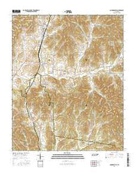 Cornersville Tennessee Current topographic map, 1:24000 scale, 7.5 X 7.5 Minute, Year 2016