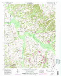 Cottage Grove Tennessee Historical topographic map, 1:24000 scale, 7.5 X 7.5 Minute, Year 1950