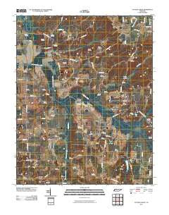 Cottage Grove Tennessee Historical topographic map, 1:24000 scale, 7.5 X 7.5 Minute, Year 2010