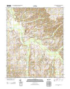 Cottage Grove Tennessee Historical topographic map, 1:24000 scale, 7.5 X 7.5 Minute, Year 2013