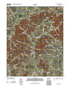 Cottontown Tennessee Historical topographic map, 1:24000 scale, 7.5 X 7.5 Minute, Year 2010