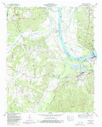 Counce Tennessee Historical topographic map, 1:24000 scale, 7.5 X 7.5 Minute, Year 1972