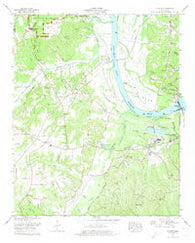 Counce Tennessee Historical topographic map, 1:24000 scale, 7.5 X 7.5 Minute, Year 1972
