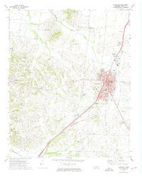 Covington Tennessee Historical topographic map, 1:24000 scale, 7.5 X 7.5 Minute, Year 1972