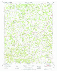 Craigfield Tennessee Historical topographic map, 1:24000 scale, 7.5 X 7.5 Minute, Year 1953