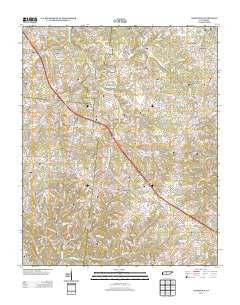 Craigfield Tennessee Historical topographic map, 1:24000 scale, 7.5 X 7.5 Minute, Year 2013