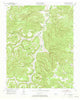 Crawford Tennessee Historical topographic map, 1:24000 scale, 7.5 X 7.5 Minute, Year 1954