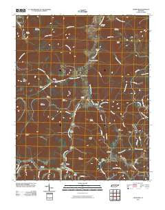 Crawford Tennessee Historical topographic map, 1:24000 scale, 7.5 X 7.5 Minute, Year 2010