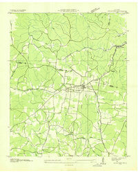 Crestview Tennessee Historical topographic map, 1:24000 scale, 7.5 X 7.5 Minute, Year 1936