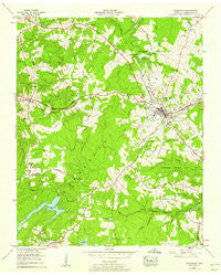 Crossville Tennessee Historical topographic map, 1:24000 scale, 7.5 X 7.5 Minute, Year 1956