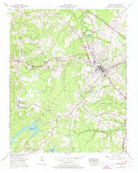 Crossville Tennessee Historical topographic map, 1:24000 scale, 7.5 X 7.5 Minute, Year 1956