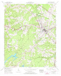 Crossville Tennessee Historical topographic map, 1:24000 scale, 7.5 X 7.5 Minute, Year 1956