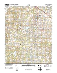 Crossville Tennessee Historical topographic map, 1:24000 scale, 7.5 X 7.5 Minute, Year 2013