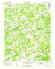 Cumberland Furnace Tennessee Historical topographic map, 1:24000 scale, 7.5 X 7.5 Minute, Year 1958